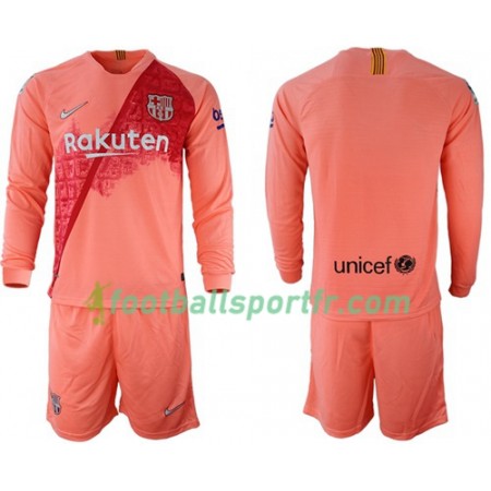 Tenue Barcelone Enfant Troisieme 2018-2019 Maillot de Foot ML